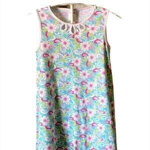 GYMBOREE-adorable white floral A line dress, size 5